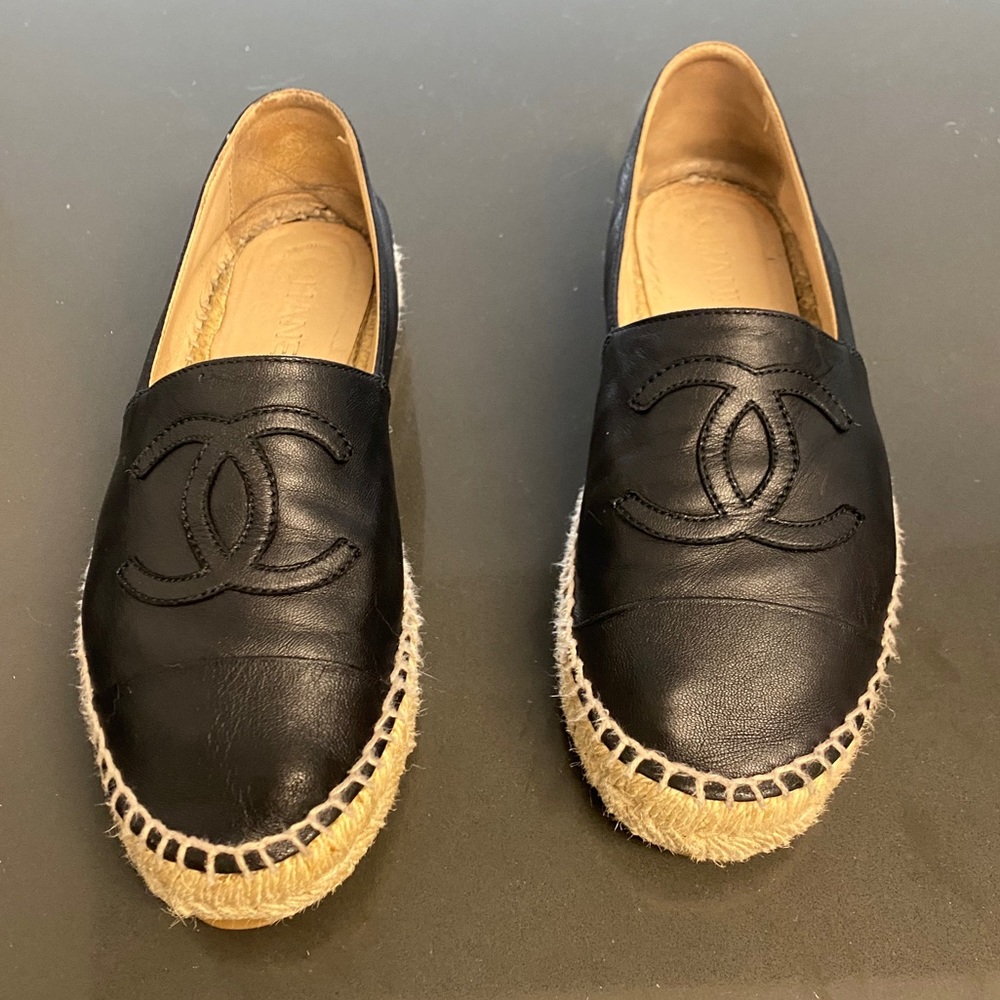 Chanel Lambskin Espadrilles